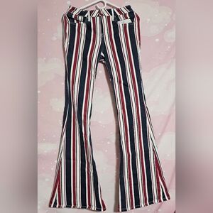 Shyanne Red and Blue Striped‎ Pants